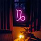 Steinbock Sternzeichen Symbol LED-Neonschild für Wohnzimmer Schlafzimmer