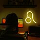 Löwe Sternzeichen Symbol LED-Neonschild Wohnzimmer Schlafzimmer