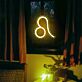 Löwe Sternzeichen Symbol LED-Neonschild Wohnzimmer Schlafzimmer