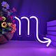 Skorpion Sternzeichen Symbol LED-Neonschild Wohnzimmer Schlafzimmer