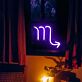 Skorpion Sternzeichen Symbol LED-Neonschild Wohnzimmer Schlafzimmer