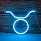 Stier Sternzeichen Symbol LED-Neonschild Wohnzimmer Schlafzimmer