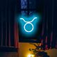 Stier Sternzeichen Symbol LED-Neonschild Wohnzimmer Schlafzimmer