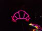 Croissant LED-Neonschild für Bäckerei Café