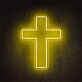 Kreuz LED-Neonschild für Kirche oder Wohnzimmer