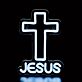 Kreuz LED Neonschild für Kirche und Wohnzimmer