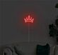 Krone LED-Neonschild für Wohnzimmer Schlafzimmer