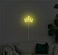 Krone LED-Neonschild für Wohnzimmer Schlafzimmer