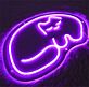 schlafende Katze LED-Neonschild Wohnzimmer Schlafzimmer