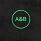 A&B LED-Neonschild für Bar und Cafe