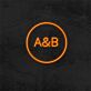 A&B LED-Neonschild für Bar und Cafe