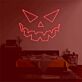 Halloween Kürbisgesicht LED-Neonschild Wohnzimmer Party