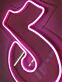 Musiknote Symbol LED-Neonschild für Gamingzimmer Studio