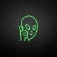 Außerirdischer mit Daumen hoch LED-Neonschild Gaming Bar