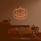 Halloween Kürbis mit Gesicht LED-Neonschild für Wohnzimmer Party
