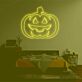 Halloween Kürbis LED-Neonschild für Wohnzimmer Party