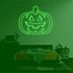 Halloween Kürbis LED-Neonschild für Wohnzimmer Party