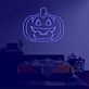 Halloween Kürbis LED-Neonschild für Wohnzimmer Party