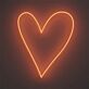 Herzsymbol LED-Neonschild Wohnzimmer Schlafzimmer