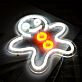 Lebkuchenmann LED-Neonschild für Küche und Weihnachten