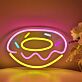 Brighten Up Your Bar, Café, or Kitchen with the Cute Sweet Doughnuts Donuts LED Wall Neon Art Sign - A Delightful Touch of Whimsy.