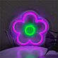 Blumenform LED-Neonschild für Wohnzimmer Schlafzimmer