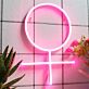 Venuszeichen LED-Neonschild Wohnzimmer Schlafzimmer