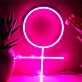 Venuszeichen LED-Neonschild Wohnzimmer Schlafzimmer