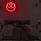 Fantasie Emblem LED-Neonschild Schlafzimmer Gamingzimmer