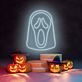 Schrei Maske LED-Neonschild für Halloween Party