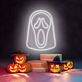 Schrei Maske LED-Neonschild für Halloween Party
