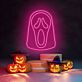 Schrei Maske LED-Neonschild für Halloween Party