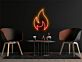 Flamme LED-Neonschild für Bar oder Wohnzimmer
