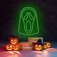 Schrei Maske LED-Neonschild für Halloween Party