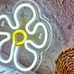 Blumenform LED-Neonschild Wohnzimmer Schlafzimmer