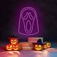 Schrei Maske LED-Neonschild für Halloween Party