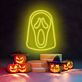 Schrei Maske LED-Neonschild für Halloween Party
