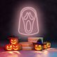 Schrei Maske LED-Neonschild für Halloween Party