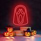 Schrei Maske LED-Neonschild für Halloween Party