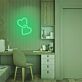 zwei verbundene Herzen LED-Neonschild Schlafzimmer Wohnzimmer