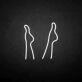 Beine mit High Heels LED-Neonschild für Bar Club
