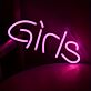 Brighten Your Home, Office, or Party Ambiance with the Girls Letter LED Neon Sign for a Personalized Touch