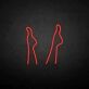 Beine mit High Heels LED-Neonschild für Bar Club
