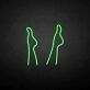 Beine mit High Heels LED-Neonschild für Bar Club