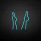 Beine mit High Heels LED-Neonschild für Bar Club