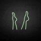 Beine mit High Heels LED-Neonschild für Bar Club