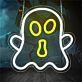 Geist Symbol LED-Neonschild für Halloween Party