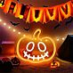 Halloween Kürbis mit Gesicht LED-Neonschild für Halloween Party