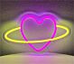 Add a Romantic Glow to Your Bedroom, Wedding, or Valentine's Celebration with Our Heart LED Neon Sign.