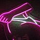 Erotische Silhouette einer Frau LED-Neonschild für Bar Club
